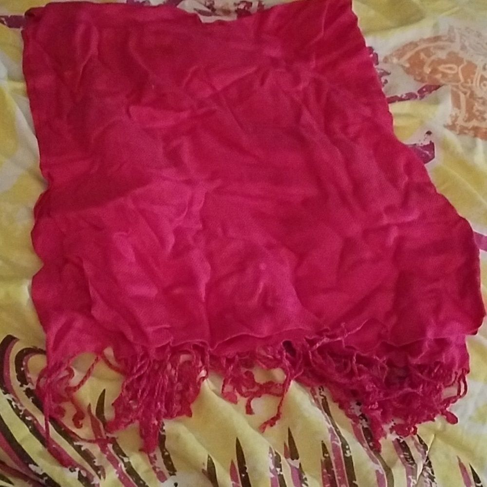 Pink Pashmina Scarf Wrap Long & Wide Soft Shawl Travel Elegant Lightweight